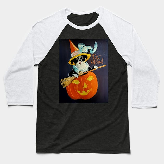 Best Witches Baseball T-Shirt by ashleywolffart